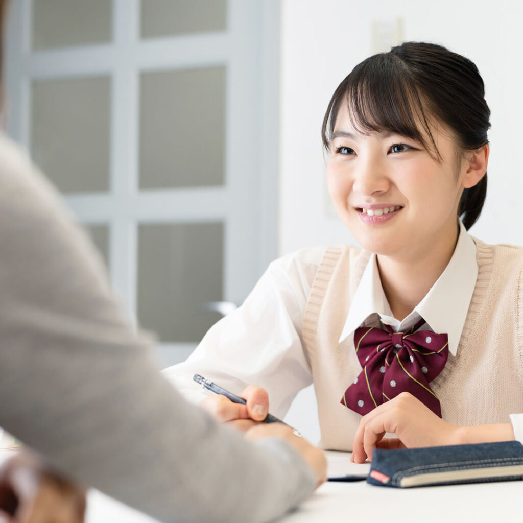 塾に通う女の子