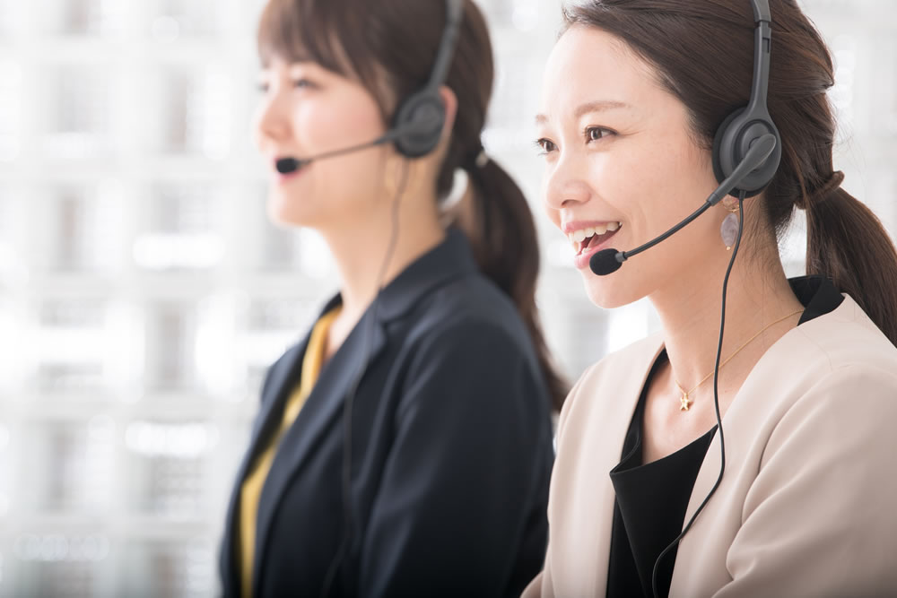 女性だけのテレアポの会社の様子